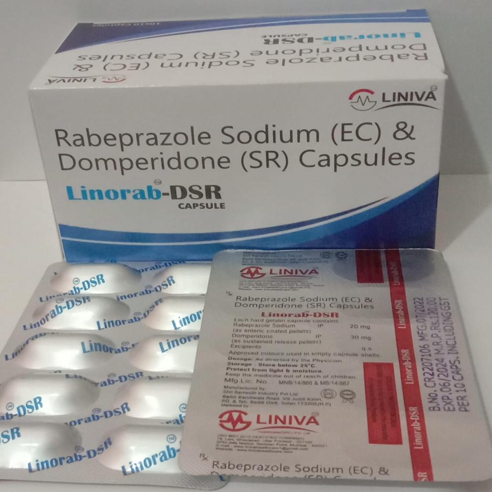 Linorab DSR Capsule (Rabeprazole Sodium And Domperidone Capsule)
