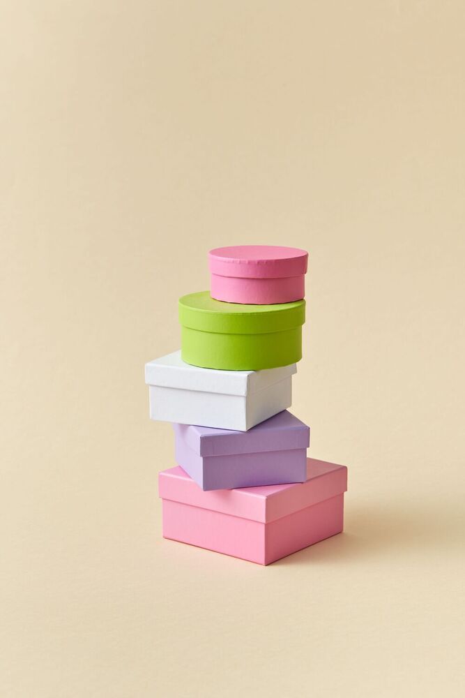 Cardboard Rigid Box - Color: Different Available