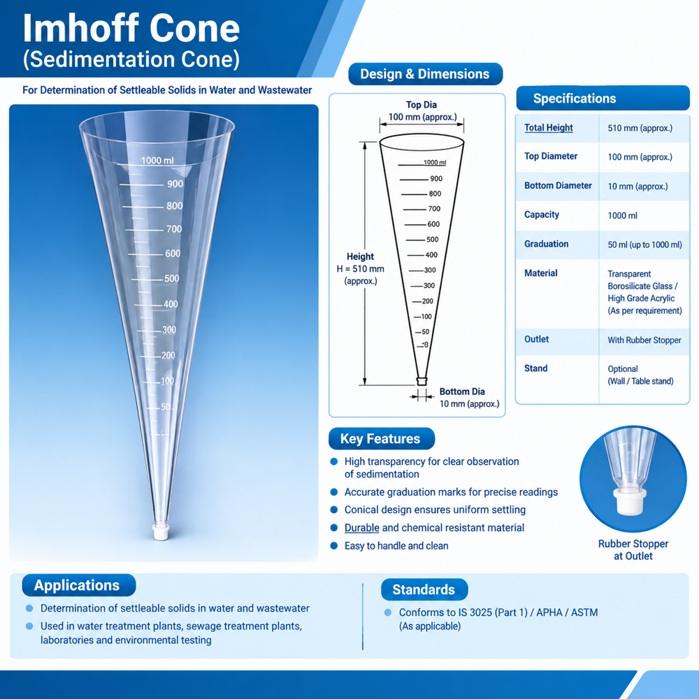 Imhoff Cone Apparatus