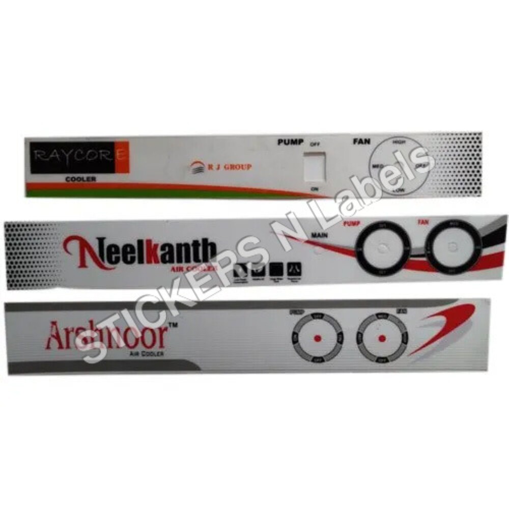 PVC Rectangular Stickers
