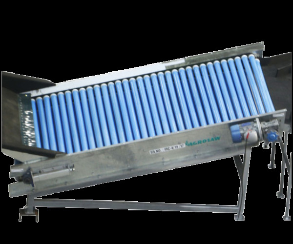 Model - Inclined Cylinder Roller Conveyor