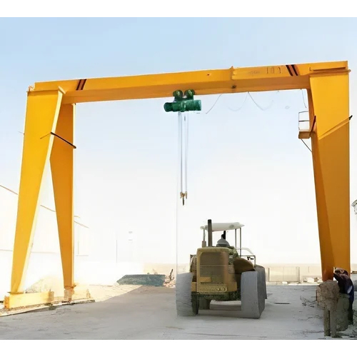 Single Girder Goliath Crane - Electric Power Supply, New Model With Warranty | Ideal For Industrial Use In Manufacturing, Logistics & Heavy Load Movement