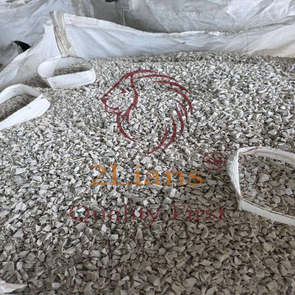 PVC sheet regrind PIR light grey