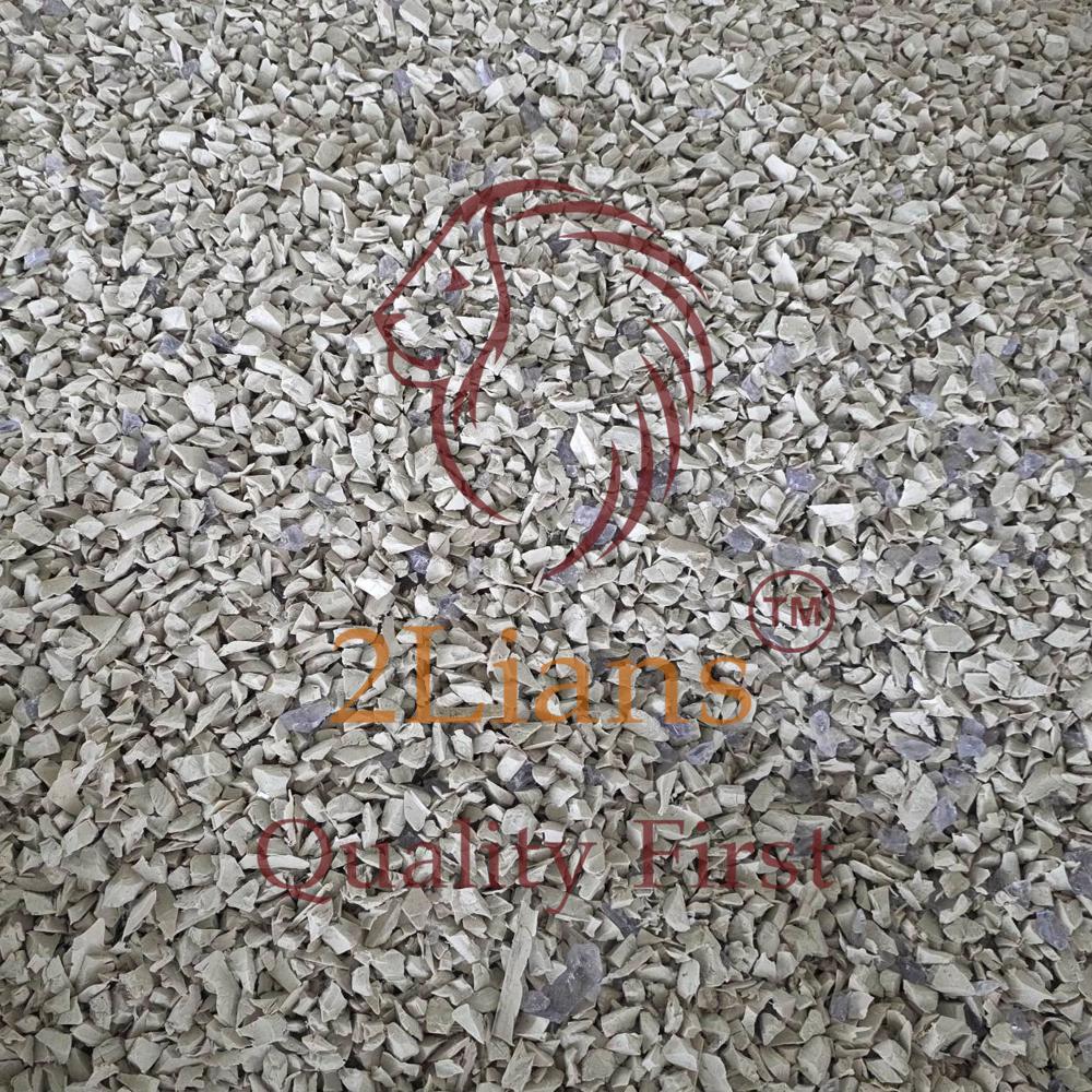PVC sheet regrind PIR light grey
