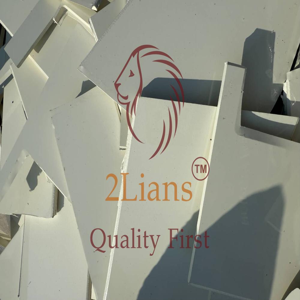 PVC sheet regrind PIR light grey