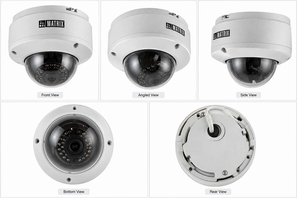 Matrix Cidr50fl28cwp Ir Dome Camera - Camera Pixels: 5 Megapixel (Mp )