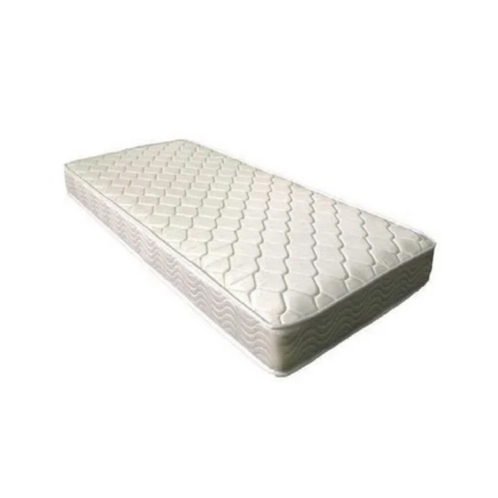 Bonded Bed Mattress - High-density Foam, 3x6 Feet, White, 4 Inch Thick | Eco-friendly, Soft Hardness, Warranty Included