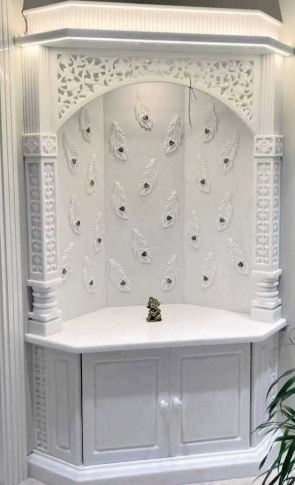 Carved White Marble Temple