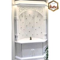Carved White Marble Temple