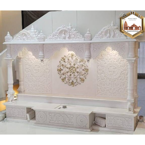 Marble Home Temple - Color: Pure White