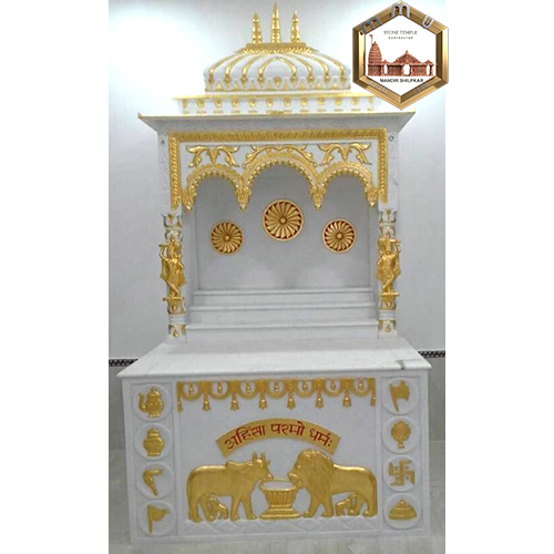 Marble Jain Mandir - Color: Pure White