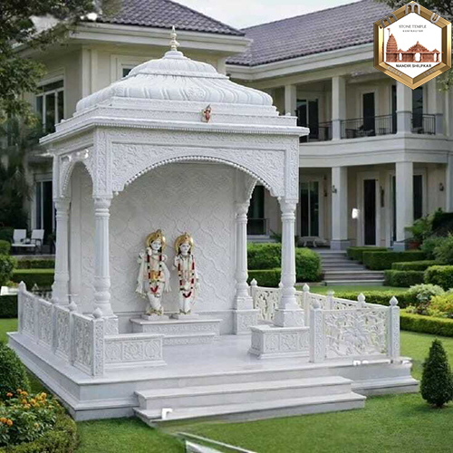 Outdoor Marble Temple - Color: Pure White