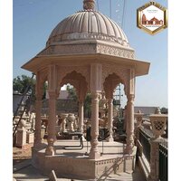 Pink Sandstone Gazebo - Dimensions: Customizable