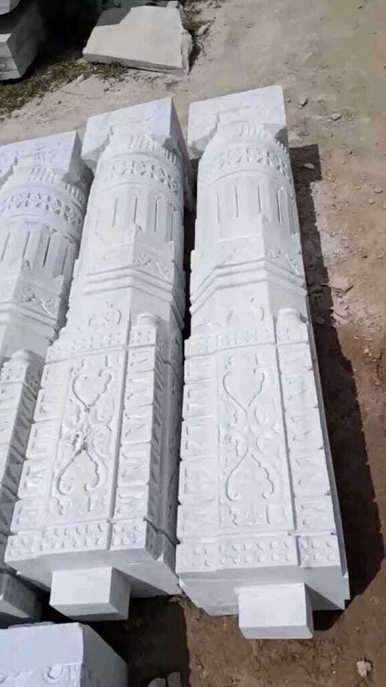 Carved Stone Temple Pillar