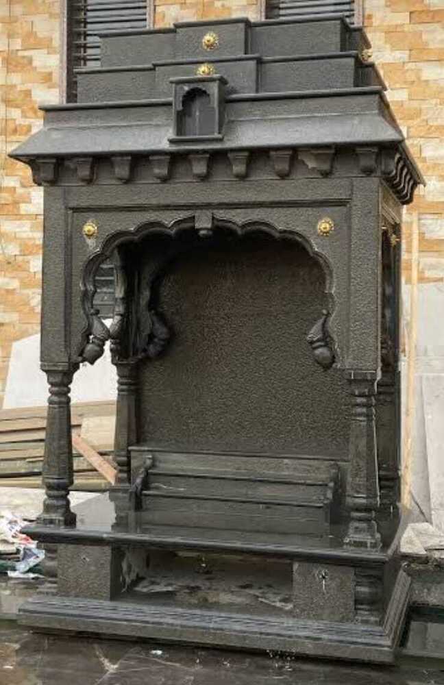 Black Basalt Stone Temple