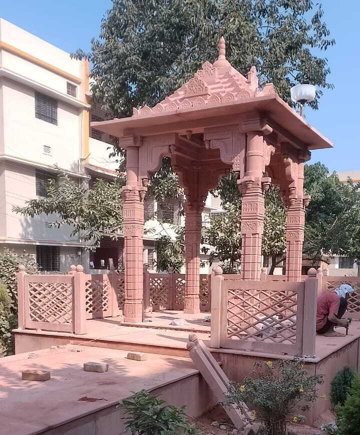 Outdoor Stone Temple Contractor