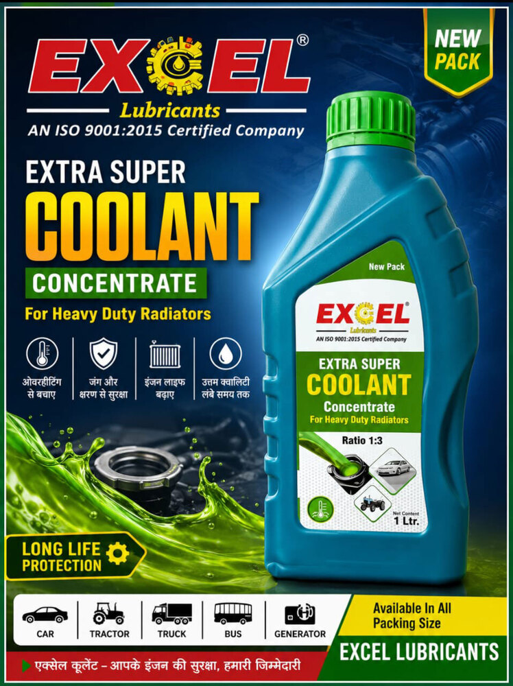 Excel Extra Super Coolant Green Coolant