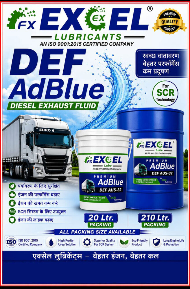 Excel DefAdblue Diesel Exhaust Fluid Bs 6
