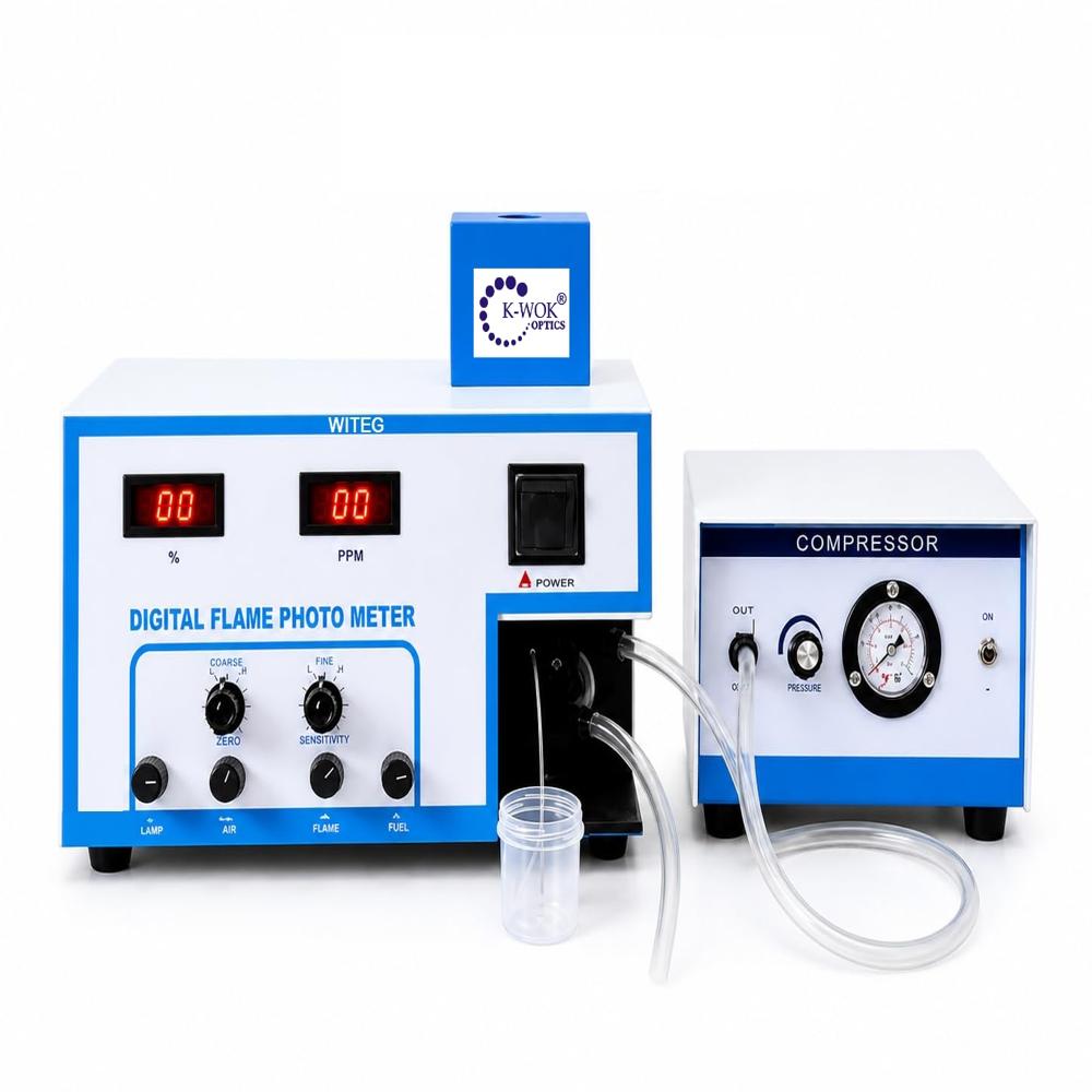 K-Wok Digital Flame Photometer - Accuracy: + 2% Upto 40 Ppm