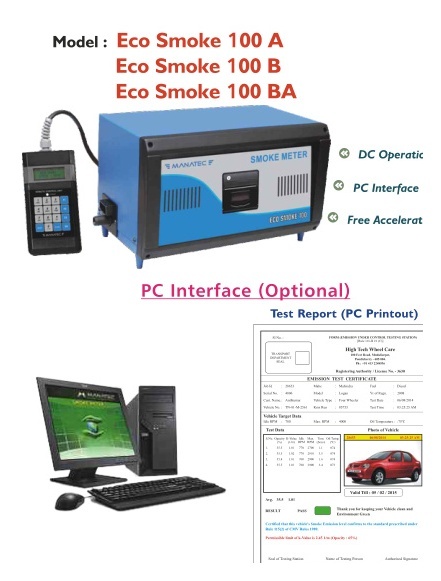 ECO SMOKE Two Post Hydraulic Lift 4 Ton Floor Plate