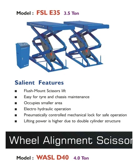 FSL E35 Flush-Mount Scissors Lift (3.5 Ton)
