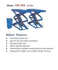 FSL E35 Flush-Mount Scissors Lift 3.5 Ton