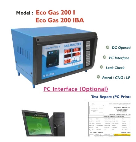 Eco Gas 200 I Eco Gas 200 IBA Gas Analyser