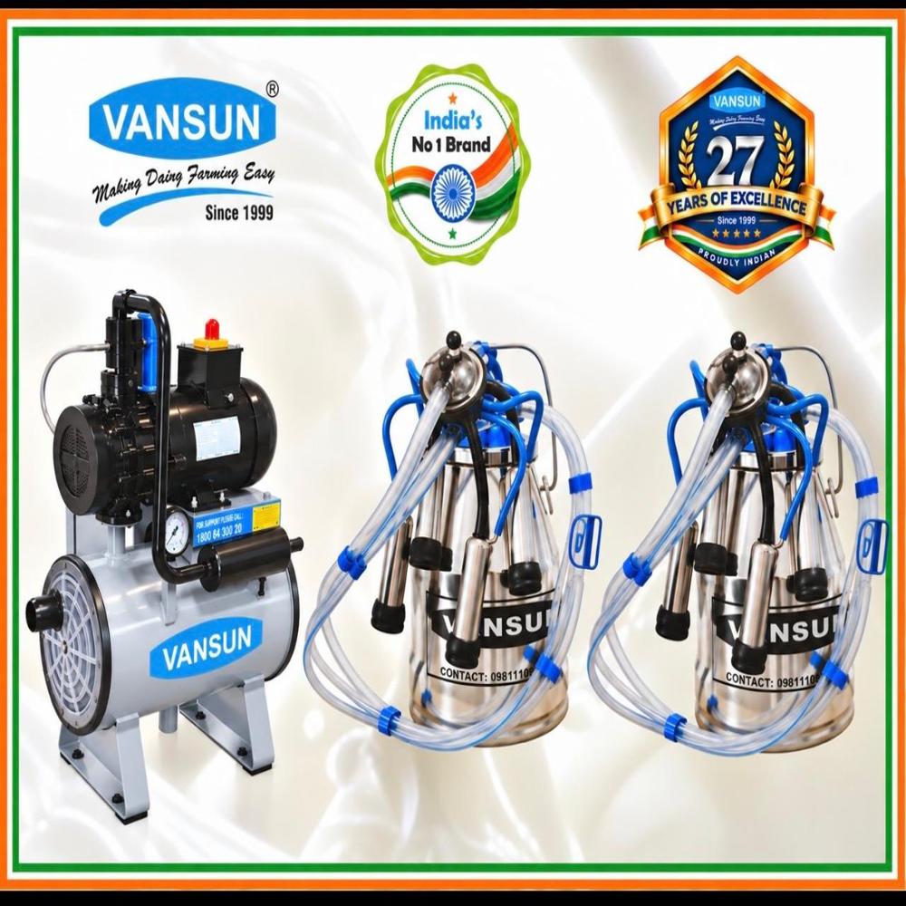 Double Bucket Milking Machine