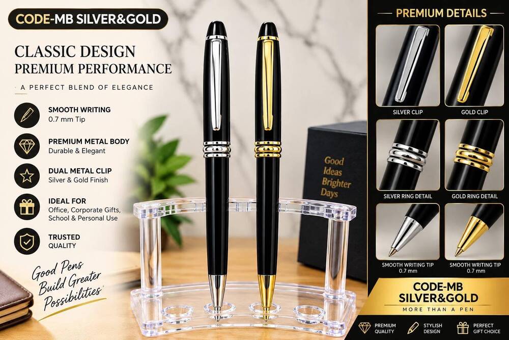 Twister Metal Pen Corporate Gift Set