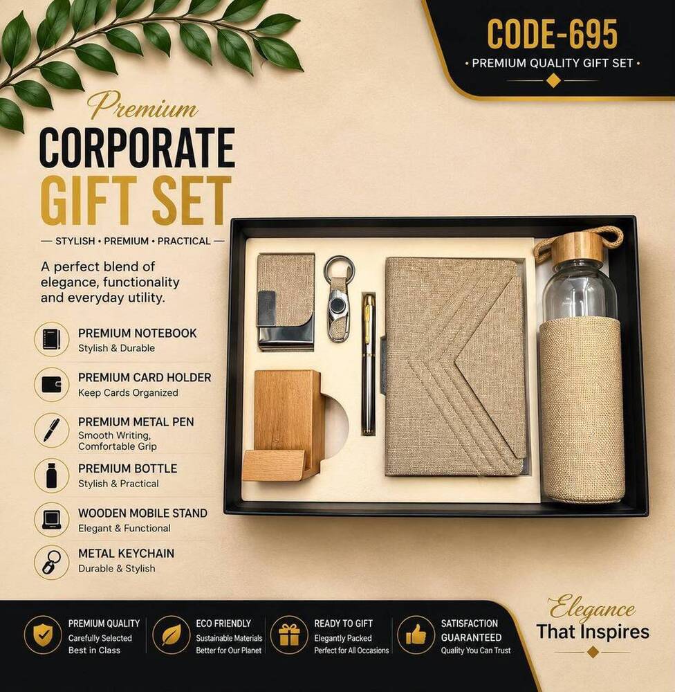 Jute Corporate Gift Set