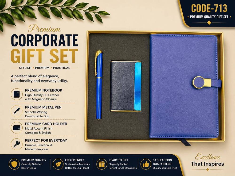 Notebook Pen Card Holder Corporate Gift Set