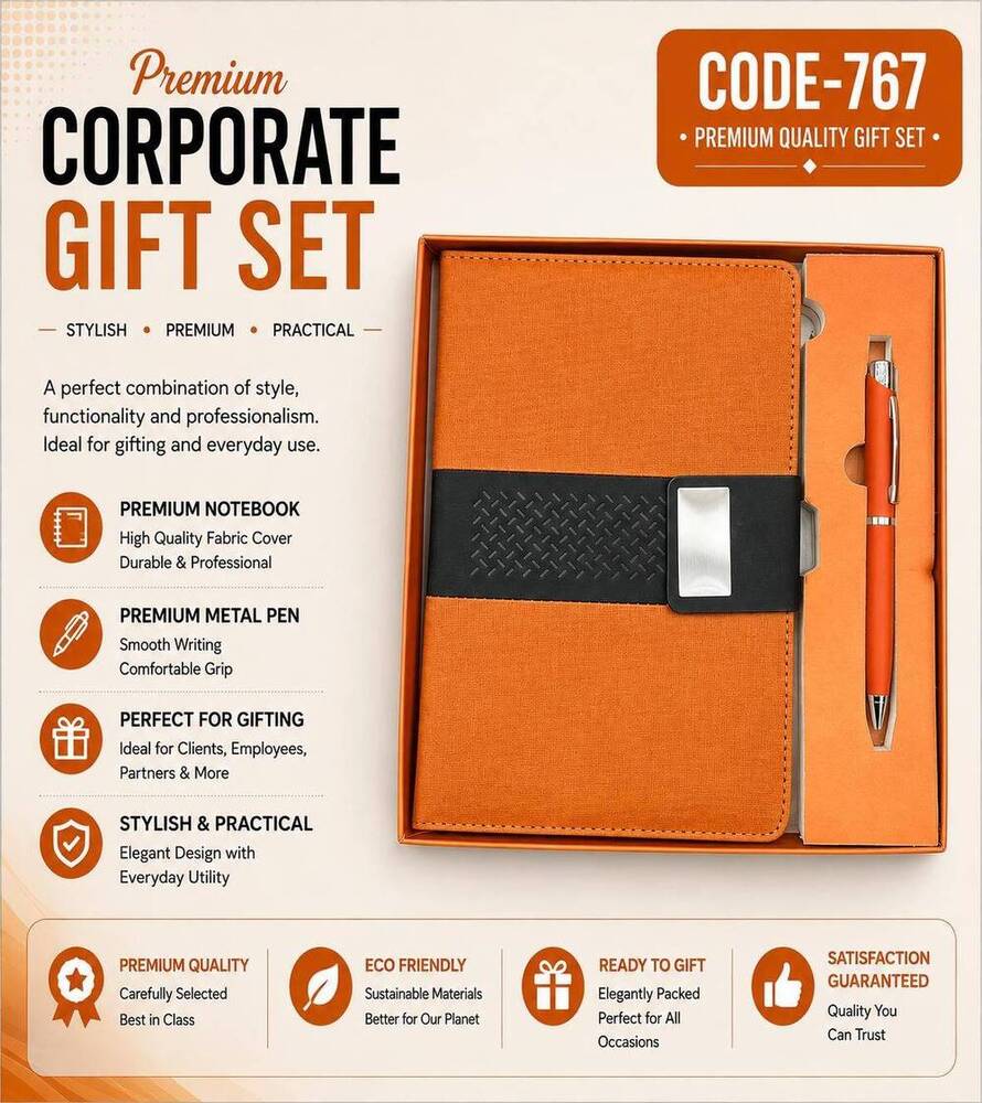 Magnet Notebook And Pen Corporate Gift Set