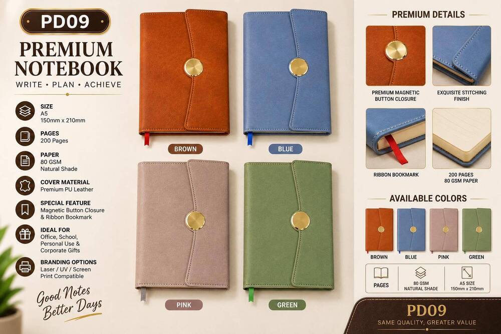Notebook Diary Corporate Gift Set