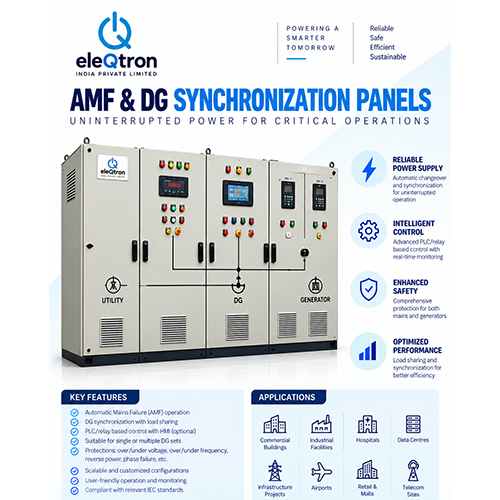 AMF and DG Synchronization Panels