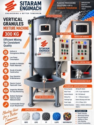 Vertical granules Mixers machine