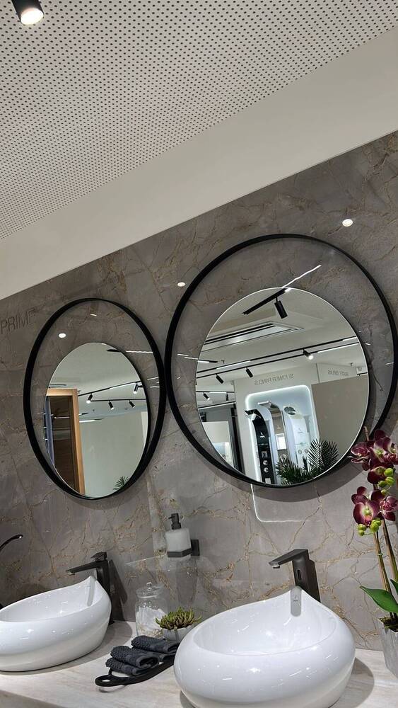 Antique Metal Frame Mirror