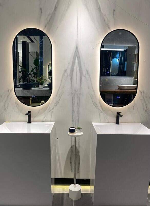 Metal Frame Mirror With Backlight
