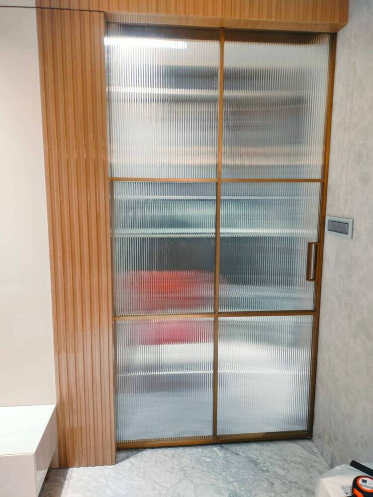 Brass Profile Sliding Wardrobe