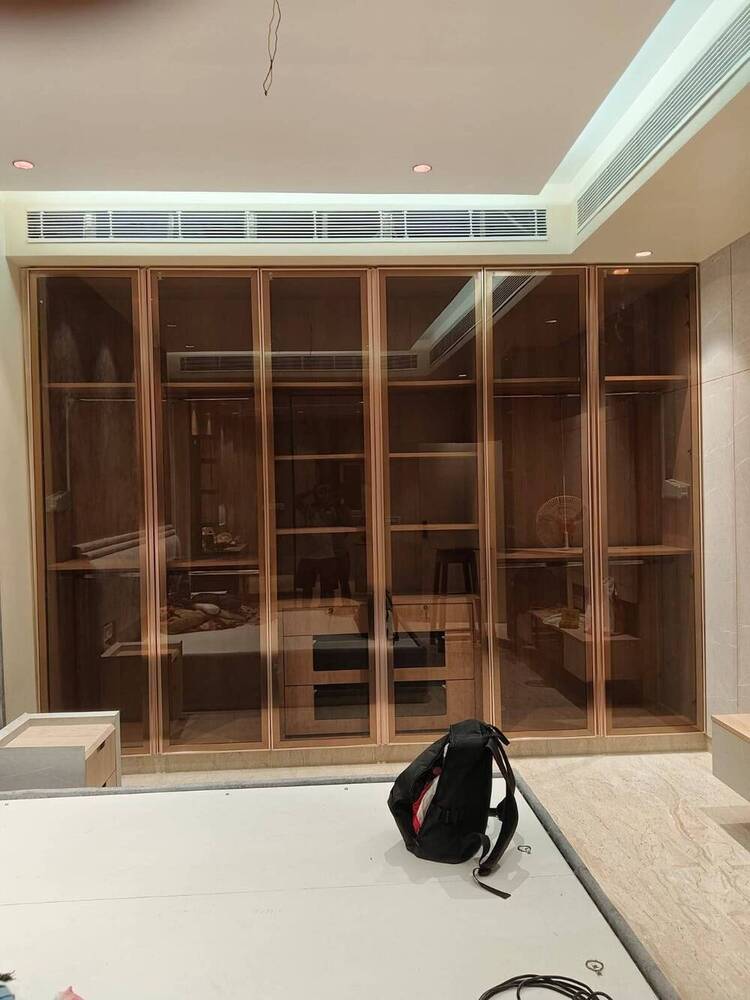 Brass Gold Wardrobe Palla Door