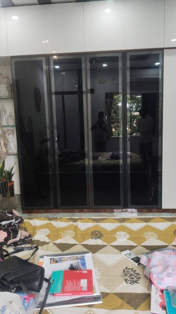 45mm Slim Profile Glass Wardrobe Door