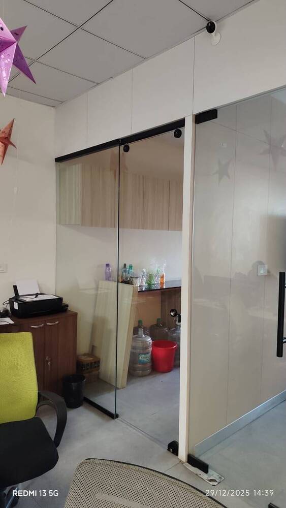 Frameless Glass Office Door