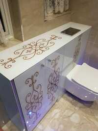 Customized Lacquered Glass Table Top