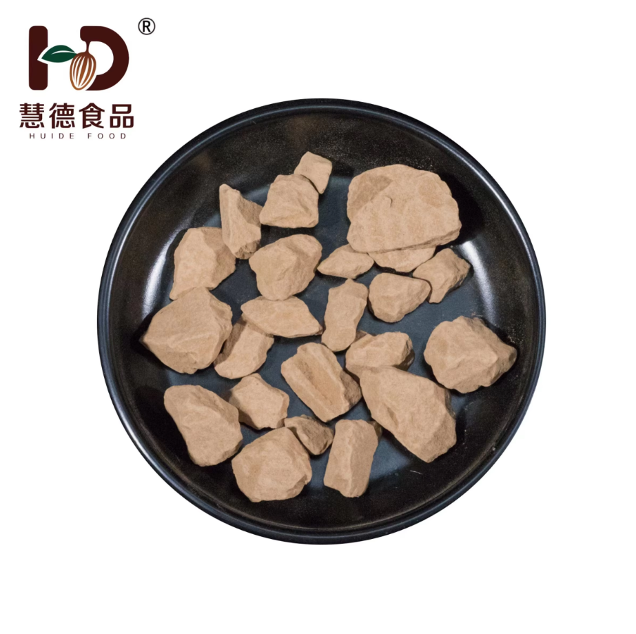 HUIDE Food Grade Yellow Brown Natural Cocoa Liquor Block 25kg Bag Pack Factory Wholesale for Baking