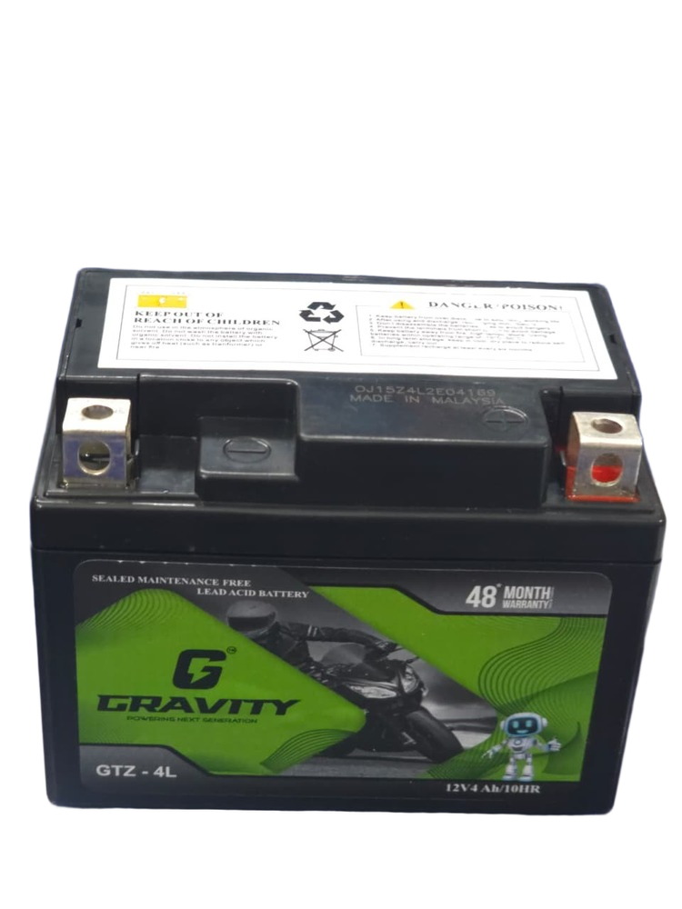 GTZ4L Sealed Maintenance Free Lead Acid Battery