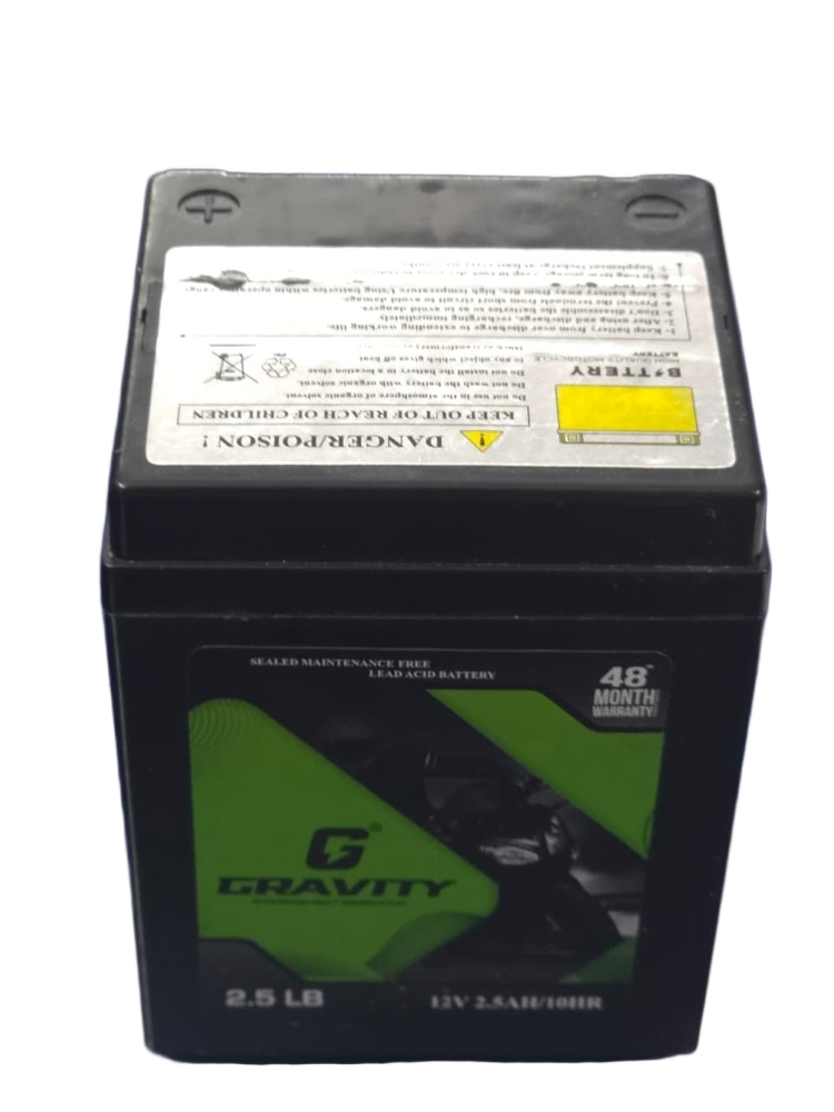 2.5LB Sealed Maintenance Free Lead Acid Battery