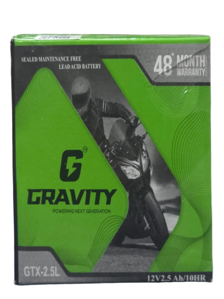GTX2.5L Sealed Maintenance Free Lead Acid Battery