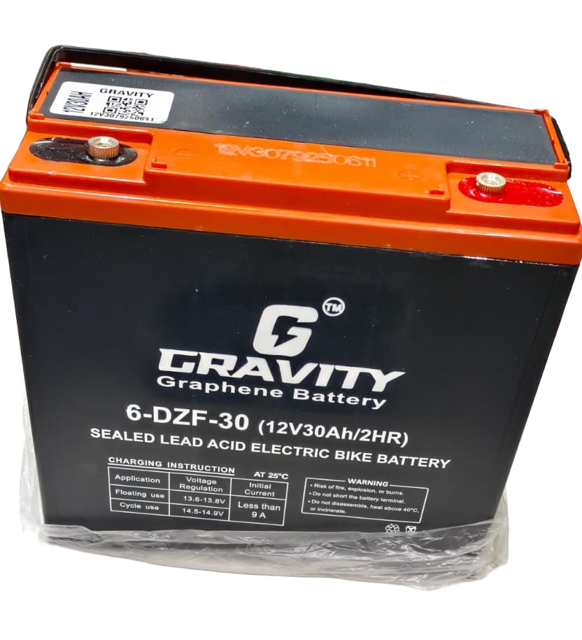 6DZF30 Sealed Lead Acid Electric Bike Battery