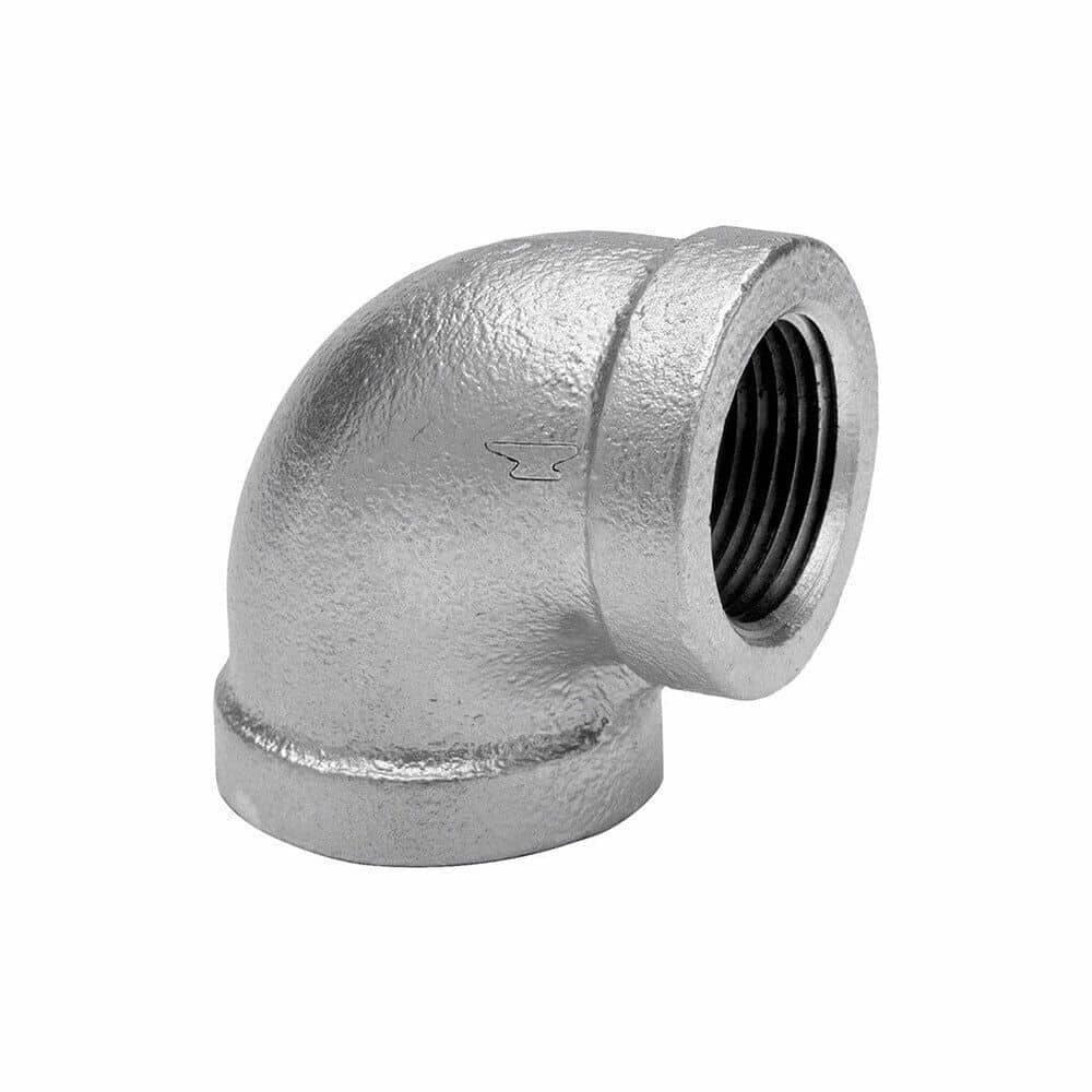 Galvanized Iron Silver Elbow
