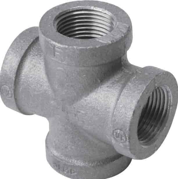 Galvanized Iron Pipe Cross