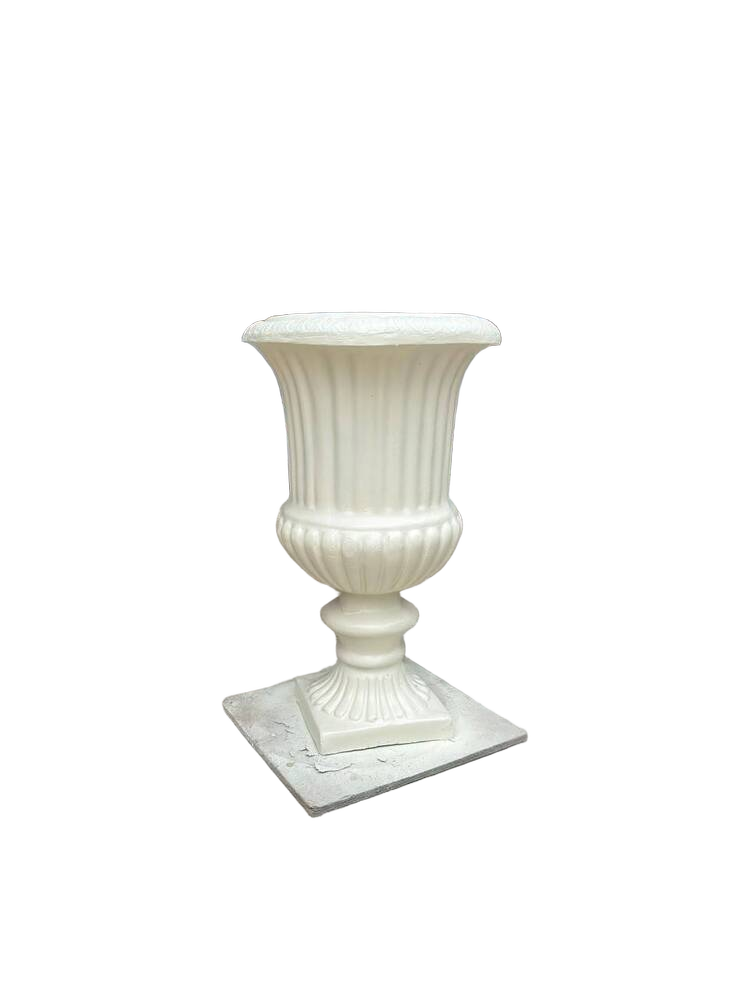 White Wedding Fiber Vase